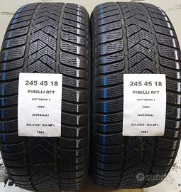 2 GOMME 245 45 18 PIRELLI RFT A1981