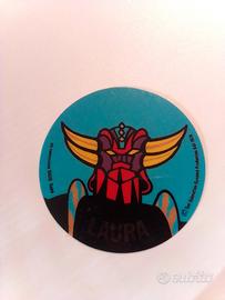 Goldrake sticker termosensibile Plasmon '78 '83