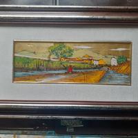 quadro su foglio oro