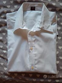 Camicia elegante bianca, da uomo 17 e 1/2. 44