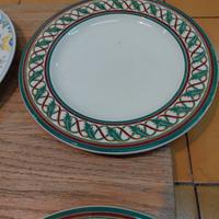 PIATTI IN PORCELLANA DECORATI VINTAGE- TIFFANY -  