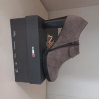 scarpe donna nr.39 marroni tacco 9 cm nuove 