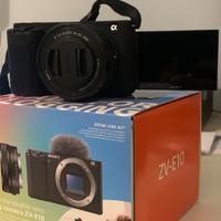 Sony Alpha Zv-E10, Kit Vlog Camera e Accessori