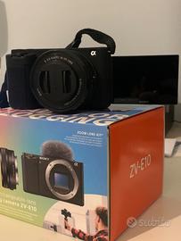 Sony Alpha Zv-E10, Kit Vlog Camera e Accessori