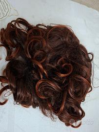 Parrucca colore castano