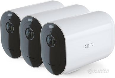 3 telecamere ARLO PRO 4 XL 2K BATTERIA