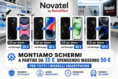 Schermi Apple iPhone HQ + Montaggio Rapido
