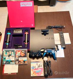 PS3 Slim SSD 250GB + accessori 