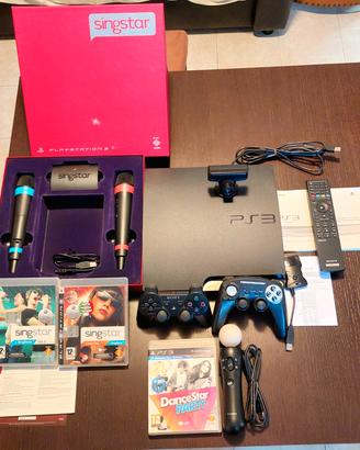 PS3 Slim SSD 250GB + accessori 
