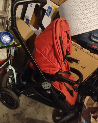 passeggino peg Perego rosso 