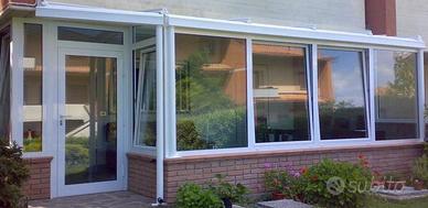 veranda in alluminio 