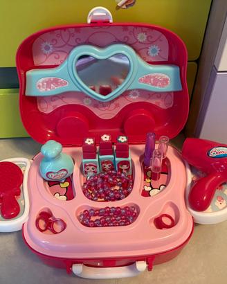 Valigetta smalti giocattolo per bambina
