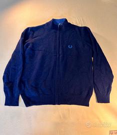 Cardigan Fred Perry blu navy