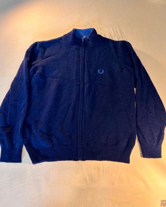 Cardigan Fred Perry blu navy
