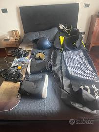 kit completo per  snowboard