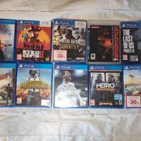 Lotto Giochi PS4 (Perfetto stato)