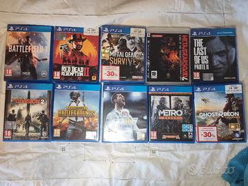 Lotto Giochi PS4 (Perfetto stato)