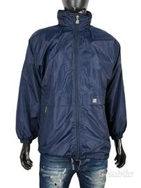 K-Way Giacca Uomo S Blu Navy Foderata Antivento