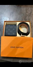 Louis vitton set cintura e portafoglio
