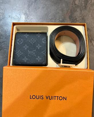 Louis vitton set cintura e portafoglio