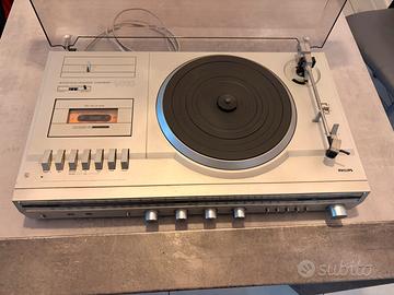 Philips music center 1410-Giradischi,mangianastri,