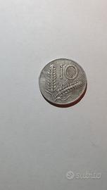 Moneta lire 10 anno 1953