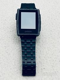 Pebble steel smartwatch