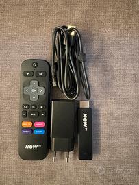 NOW TV stick con telecomando e alimentatore