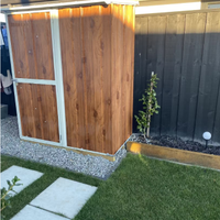 Casetta giardino in Acciaio 155x100cm fin legno