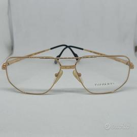 Tiffany 23KGold Plated Occhiale da vista uomo T61