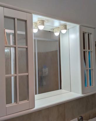 Pensile bagno bianco