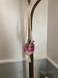 Porta vaso macrame