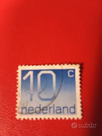 francobollo Nederland 10 c.