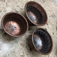 Calliere in rame, 3 dimensioni diverse