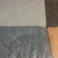 Piumone matrimoniale bicolore nuovo