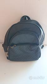 zaino donna in finta pelle nero 