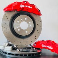 IMPIANTO FRENANTE BREMBO SLIM 6 POMPANTI 350mm