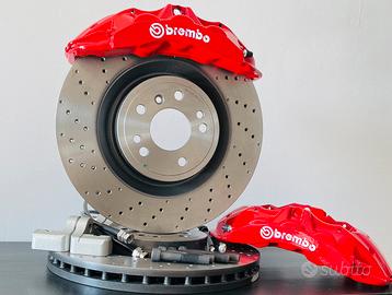 IMPIANTO FRENANTE BREMBO SLIM 6 POMPANTI 350mm