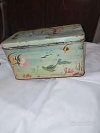 scatola in latta vintage Bertolini