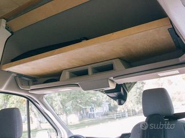 Ford Transit Headliner Shelf DIY Kit di Vancillary