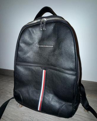 Zaino in pelle nera - Tommy Hilfiger