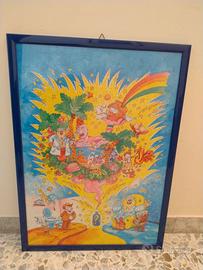 Cornice blu + puzzle 504 pezzi