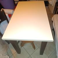 Tavolo da cucina moderno Bianco e Wengé