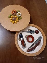 Set vino Thun cavatappi, apri bottiglia