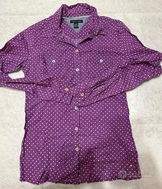 Camicia Donna Tommy Hilfiger – Viola a Pois XS