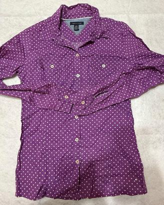 Camicia Donna Tommy Hilfiger – Viola a Pois XS
