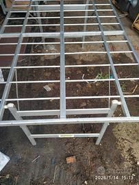 banco pieghevole x mercatini con tavole 