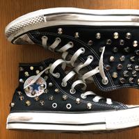 Converse all star borchiate effetto vintage n. 39