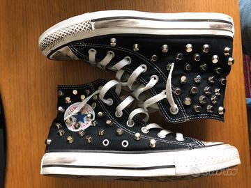 Converse all star borchiate effetto vintage n. 39