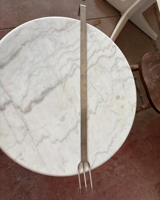 Forchettone inox 3 denti cm 70